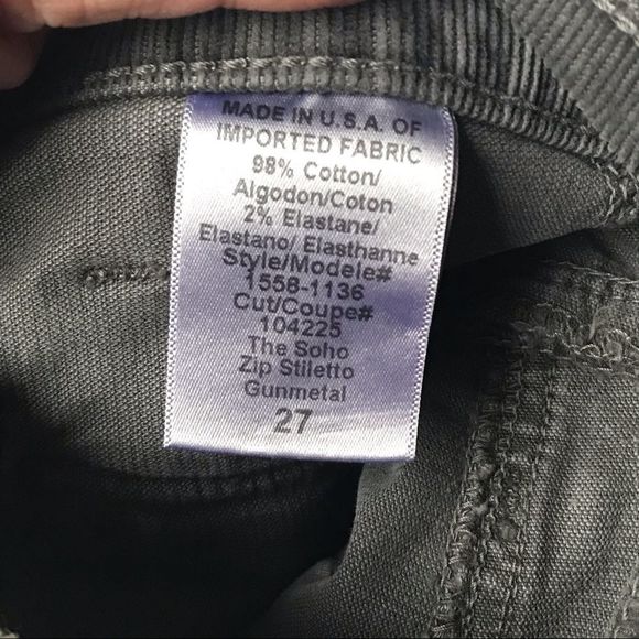 Current/Elliott Soho Zip Stiletto Corduroy pants - Picture 7 of 7